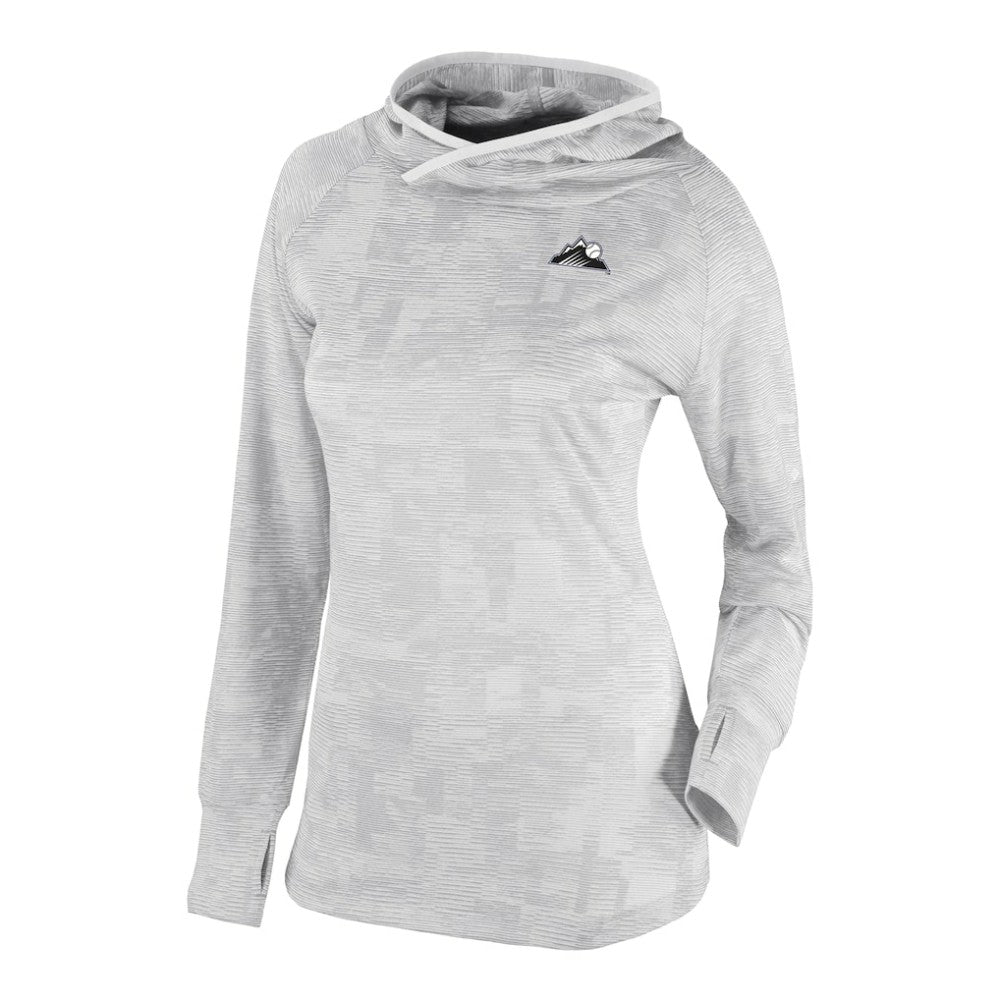 Colorado Rockies Columbia Women's Omni-Wick Sunday Ball Raglan Pullover Hoodie - MLB