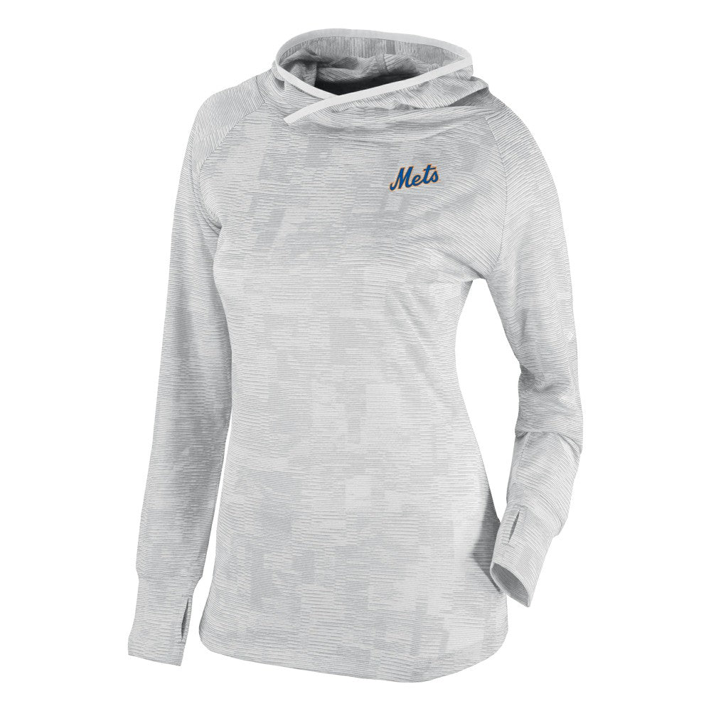 New York Mets Columbia Women's Omni-Wick Sunday Ball Raglan Pullover Hoodie - MLB