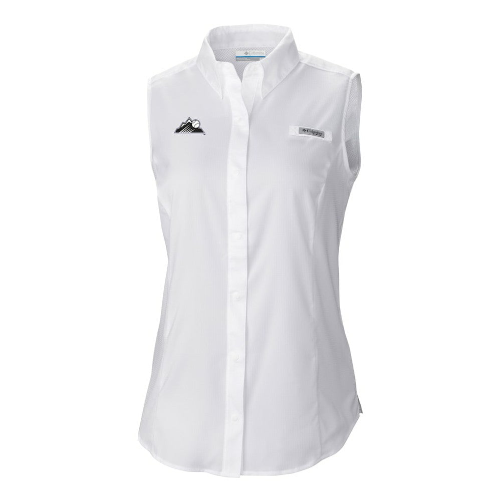 Colorado Rockies Columbia Women's Tamiami Sleeveless Shirt - MLB