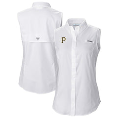 Pittsburgh Pirates Columbia Women's Tamiami Sleeveless Shirt - MLB