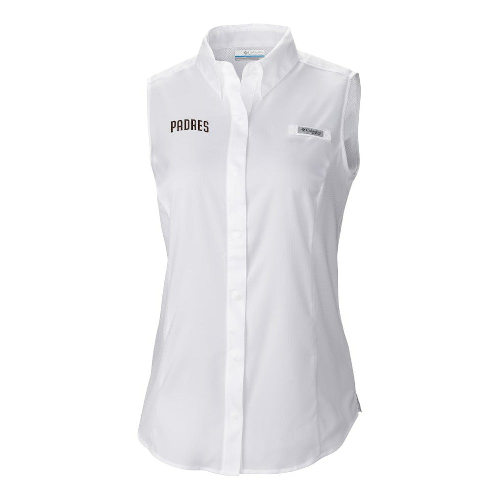 San Diego Padres Columbia Women's Tamiami Sleeveless Shirt - MLB