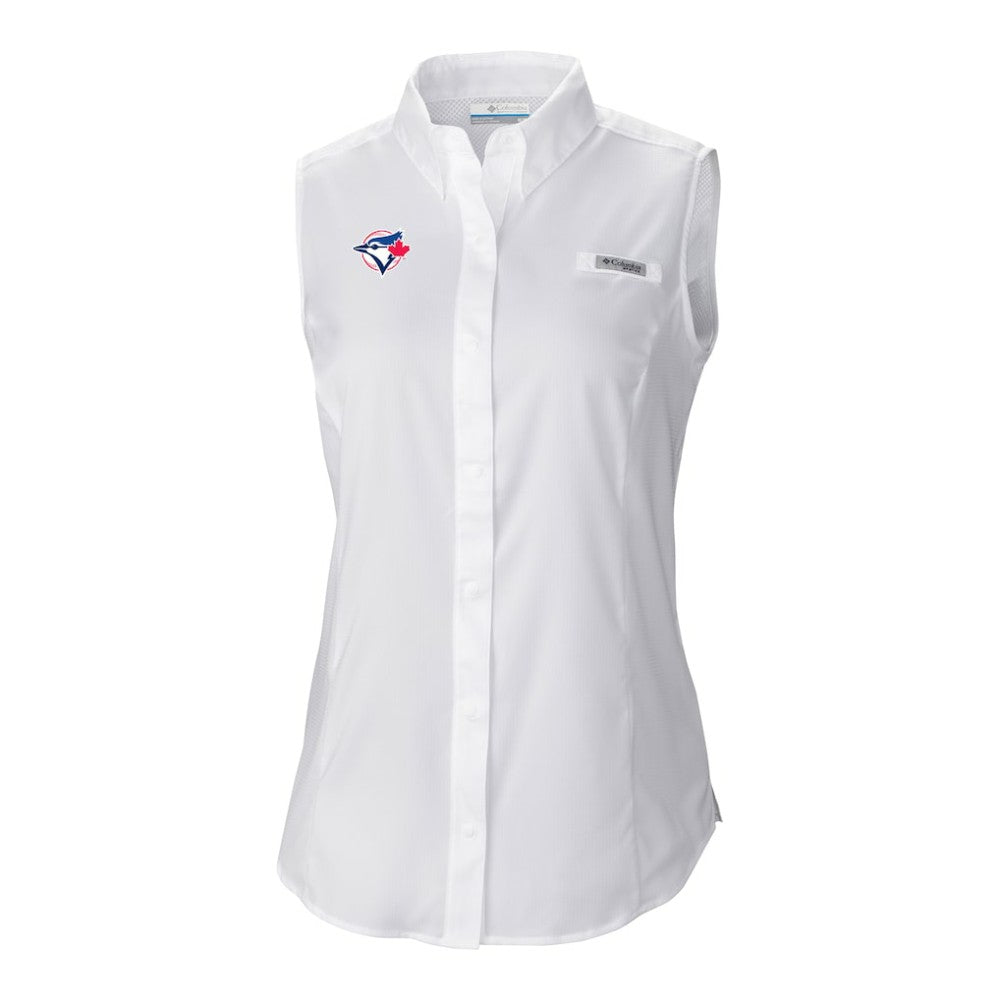 Toronto Blue Jays Columbia Women's Tamiami Sleeveless Shirt - MLB