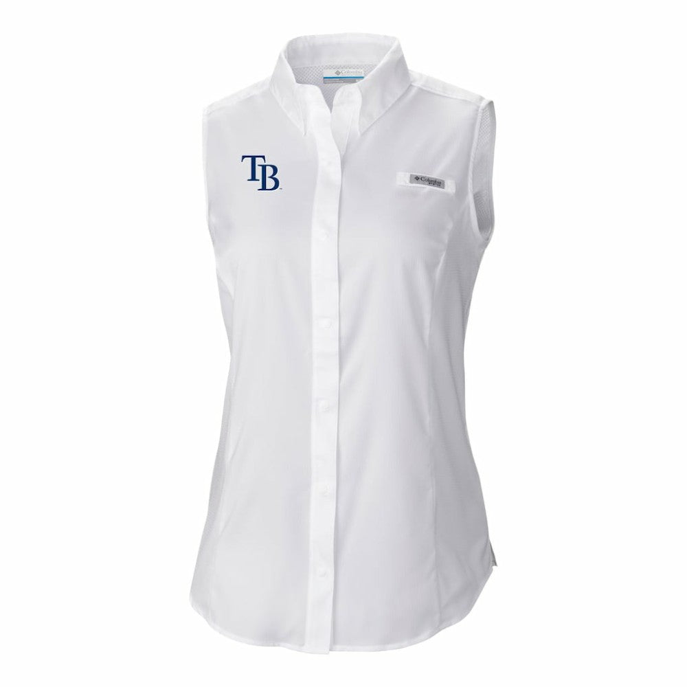 Tampa Bay Rays Columbia Women's Tamiami Sleeveless Shirt - MLB