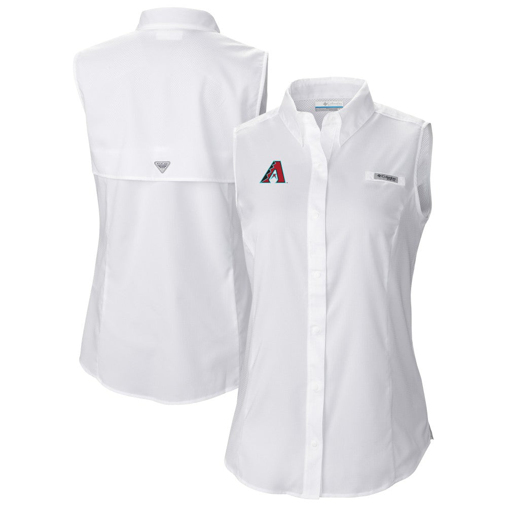 Arizona Diamondbacks Columbia Women's Tamiami Sleeveless Shirt - MLB