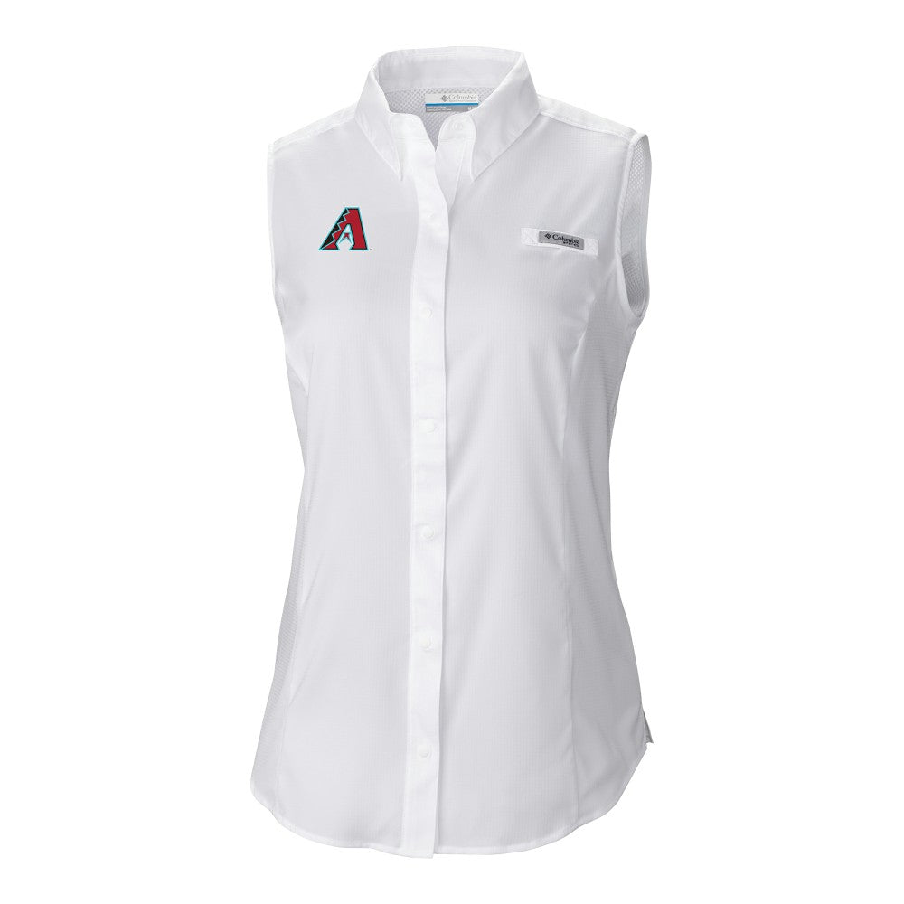 Arizona Diamondbacks Columbia Women's Tamiami Sleeveless Shirt - MLB