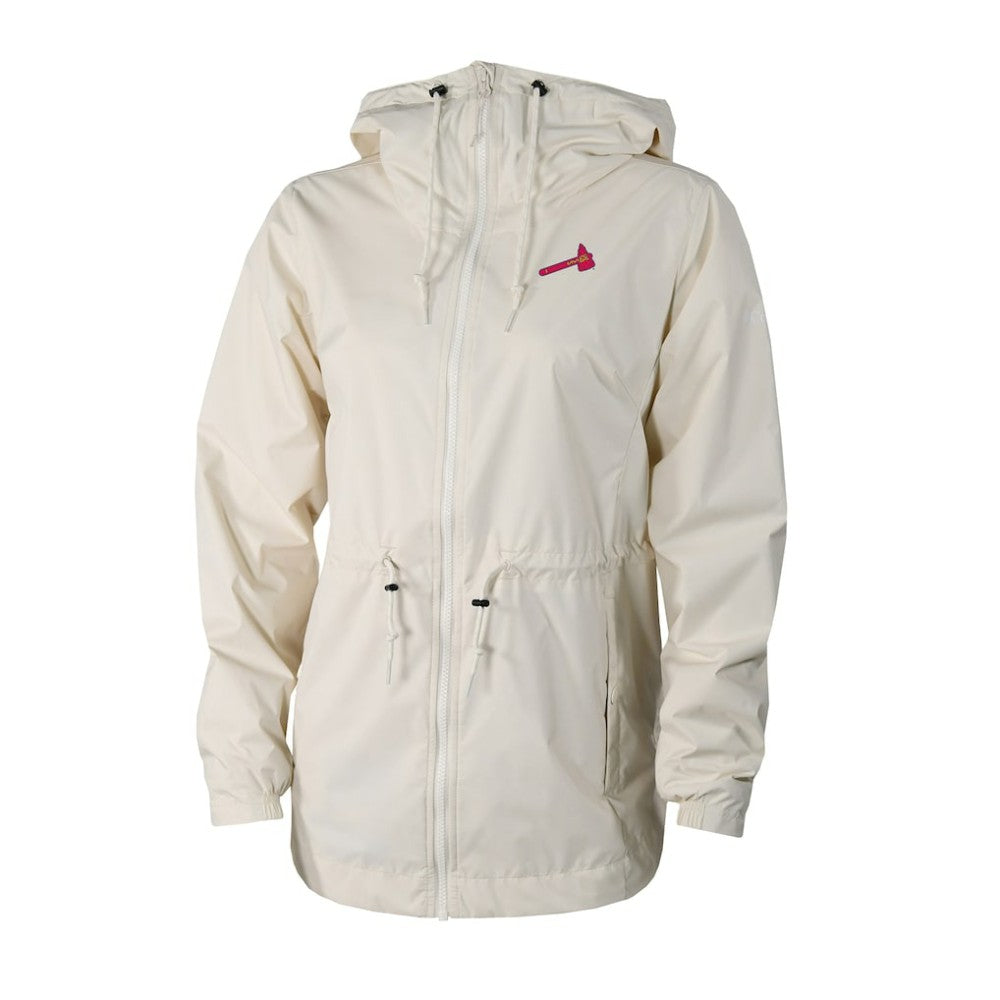 Atlanta Braves Columbia Women's Lily Park Full-Zip Rain Jacket - MLB