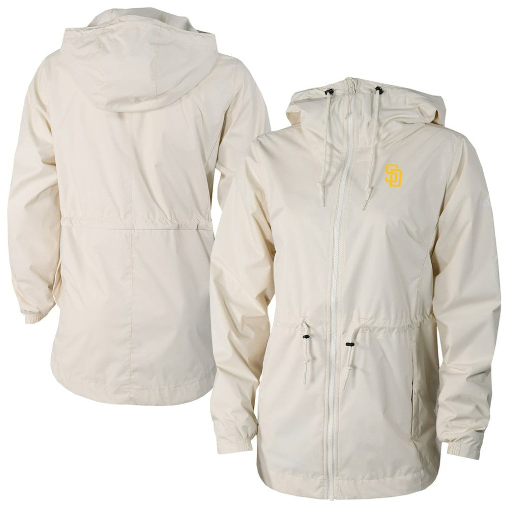 San Diego Padres Columbia Women's Lily Park Full-Zip Rain Jacket - MLB