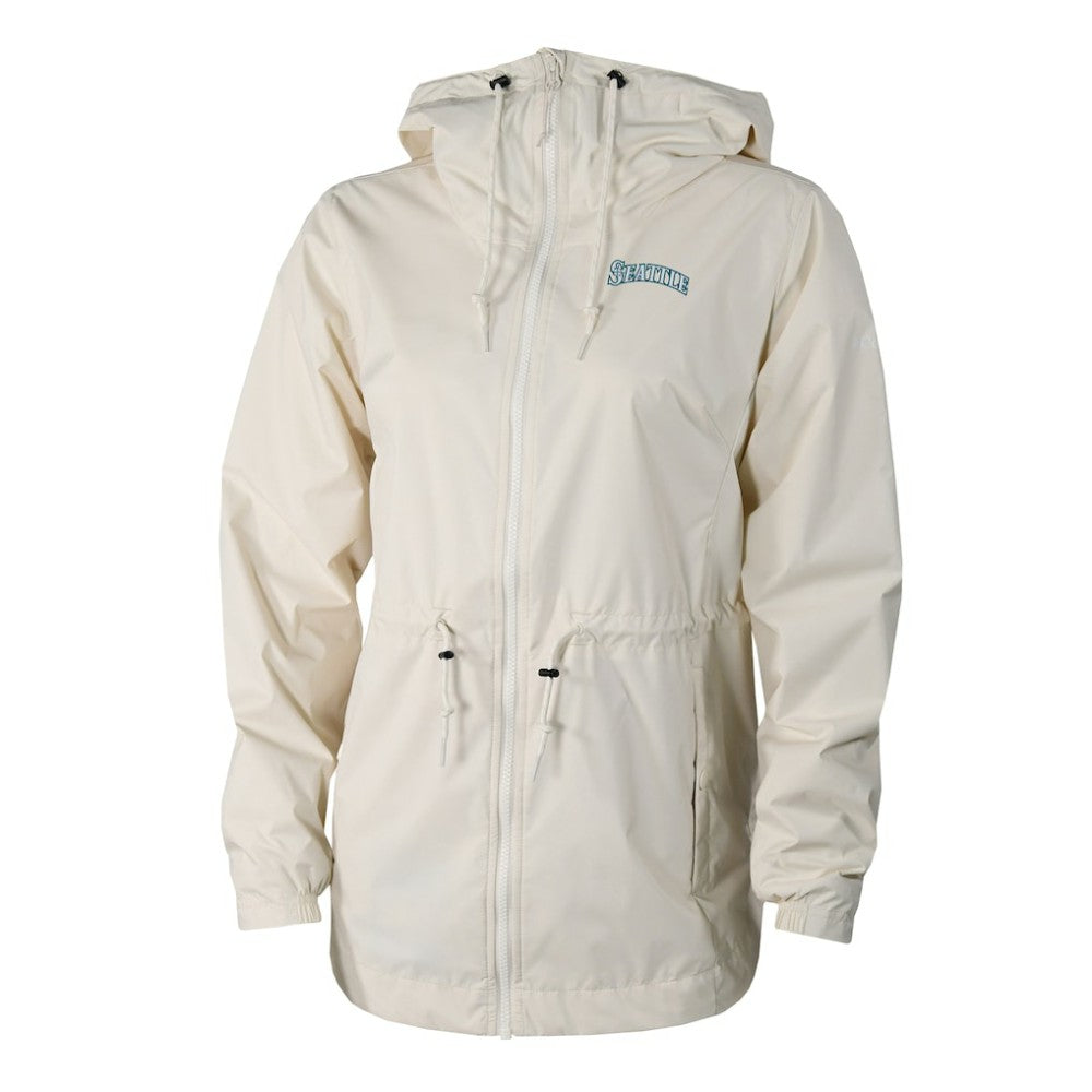 Seattle Mariners Columbia Women's Lily Park Full-Zip Rain Jacket - MLB
