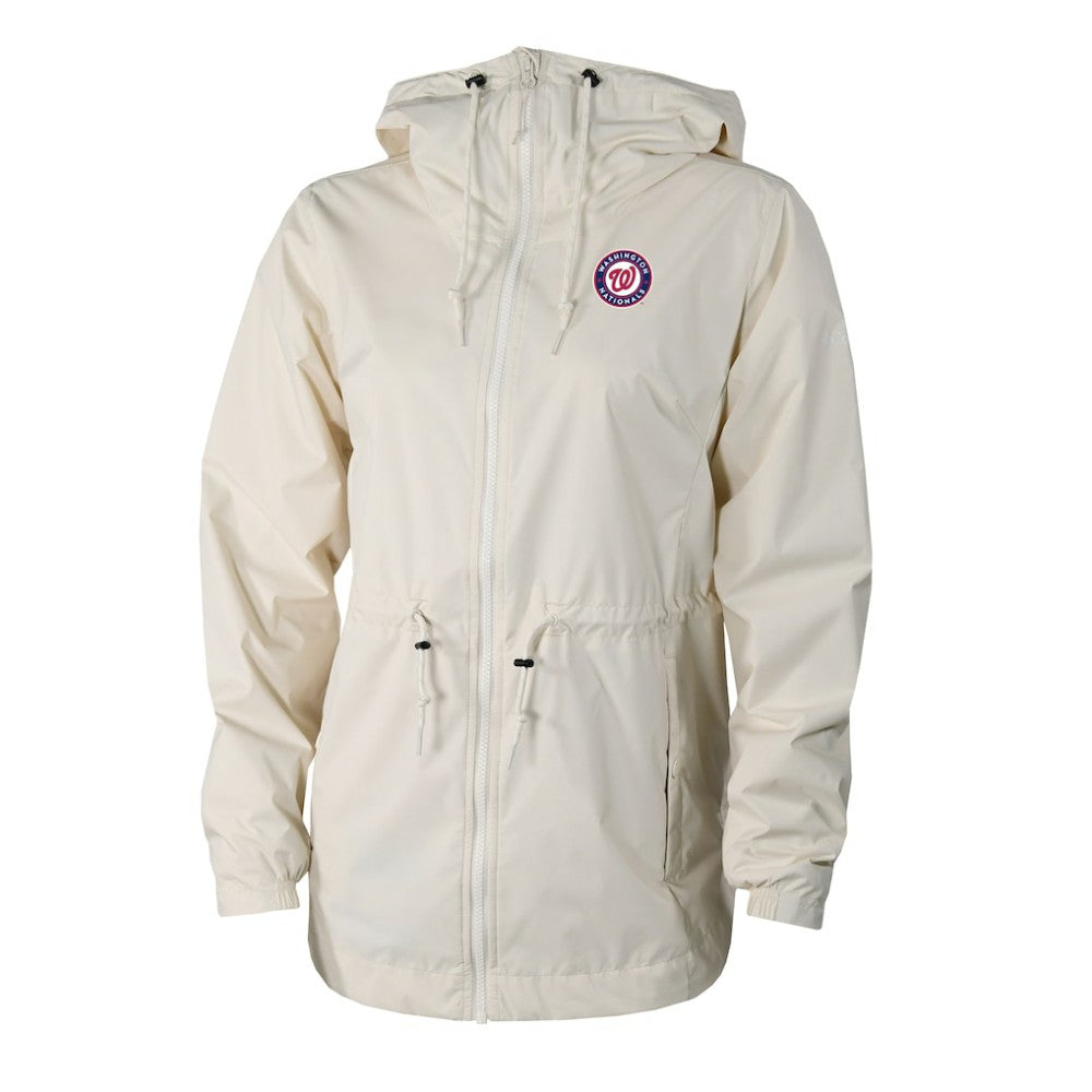 Washington Nationals Columbia Women's Lily Park Full-Zip Rain Jacket - MLB