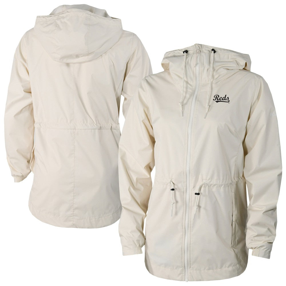 Cincinnati Reds Columbia Women's Lily Park Full-Zip Rain Jacket - MLB