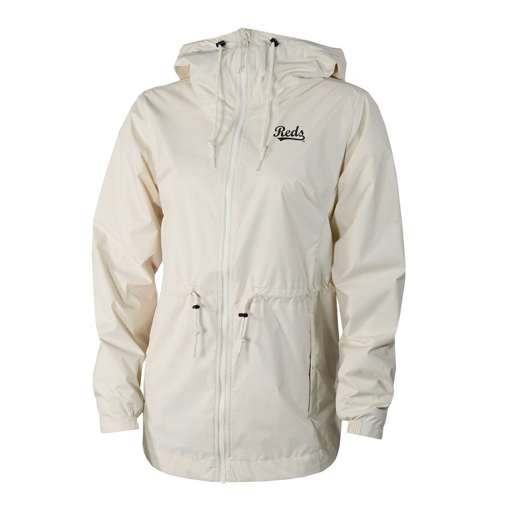 Cincinnati Reds Columbia Women's Lily Park Full-Zip Rain Jacket - MLB