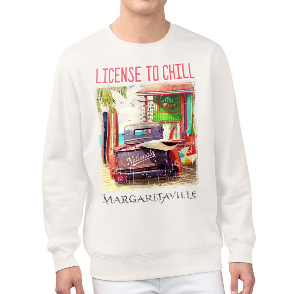 Washington Nationals Margaritaville License to Chill Fleece Sweatshirt - MLB