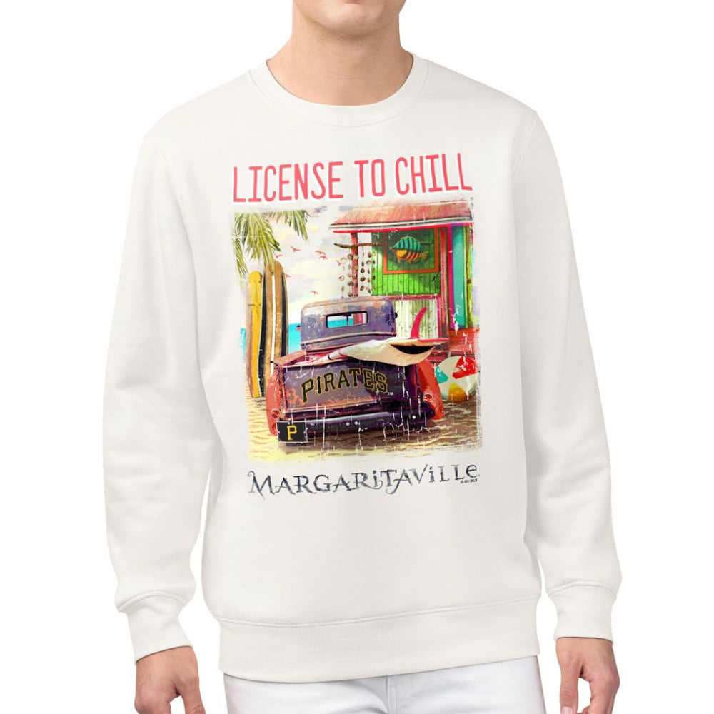 Pittsburgh Pirates Margaritaville License to Chill Fleece Sweatshirt - MLB
