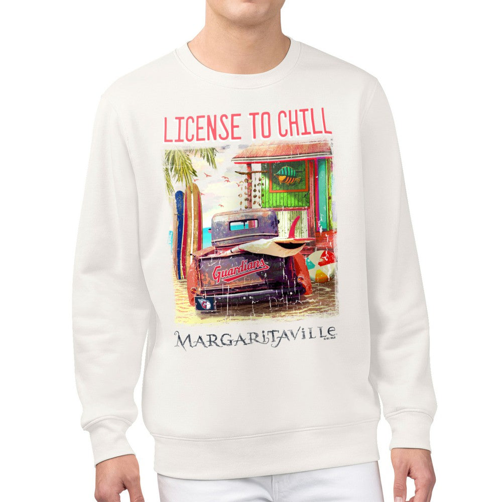 Cleveland Guardians Margaritaville License to Chill Fleece Sweatshirt - MLB