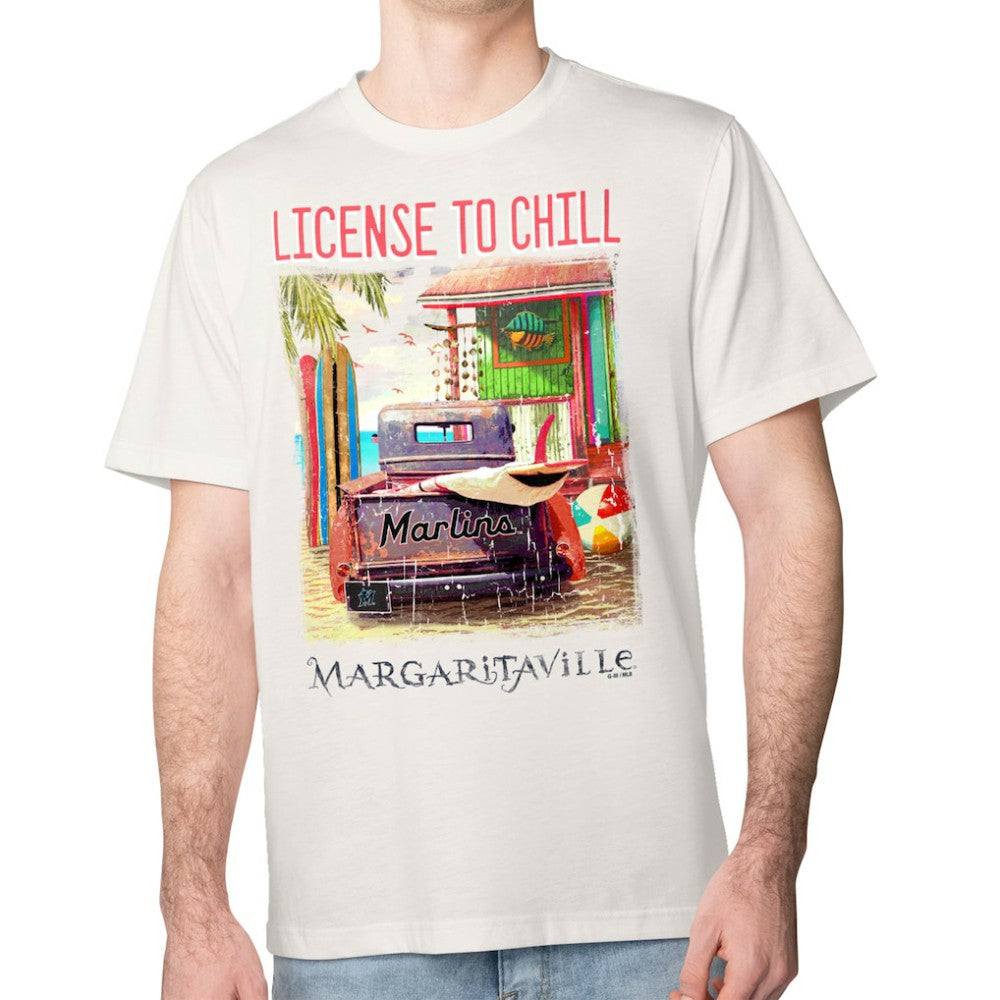 Miami Marlins Margaritaville License to Chill T-Shirt - MLB