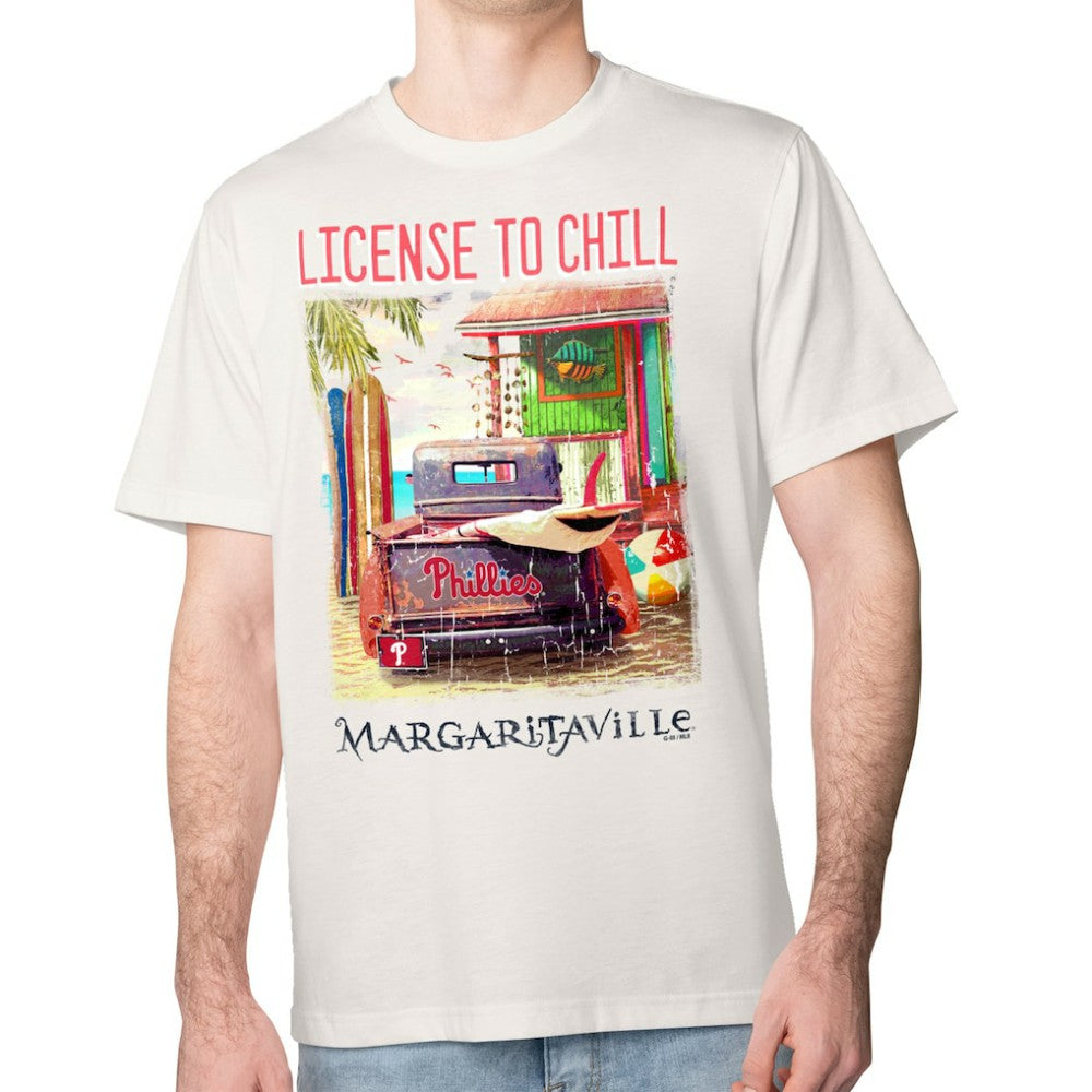 Philadelphia Phillies Margaritaville License to Chill T-Shirt - MLB