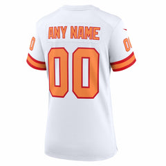 76 Tampa Bay Buccaneers Women's 50th Season Alternate Custom Game Jersey White | Nike for Sale