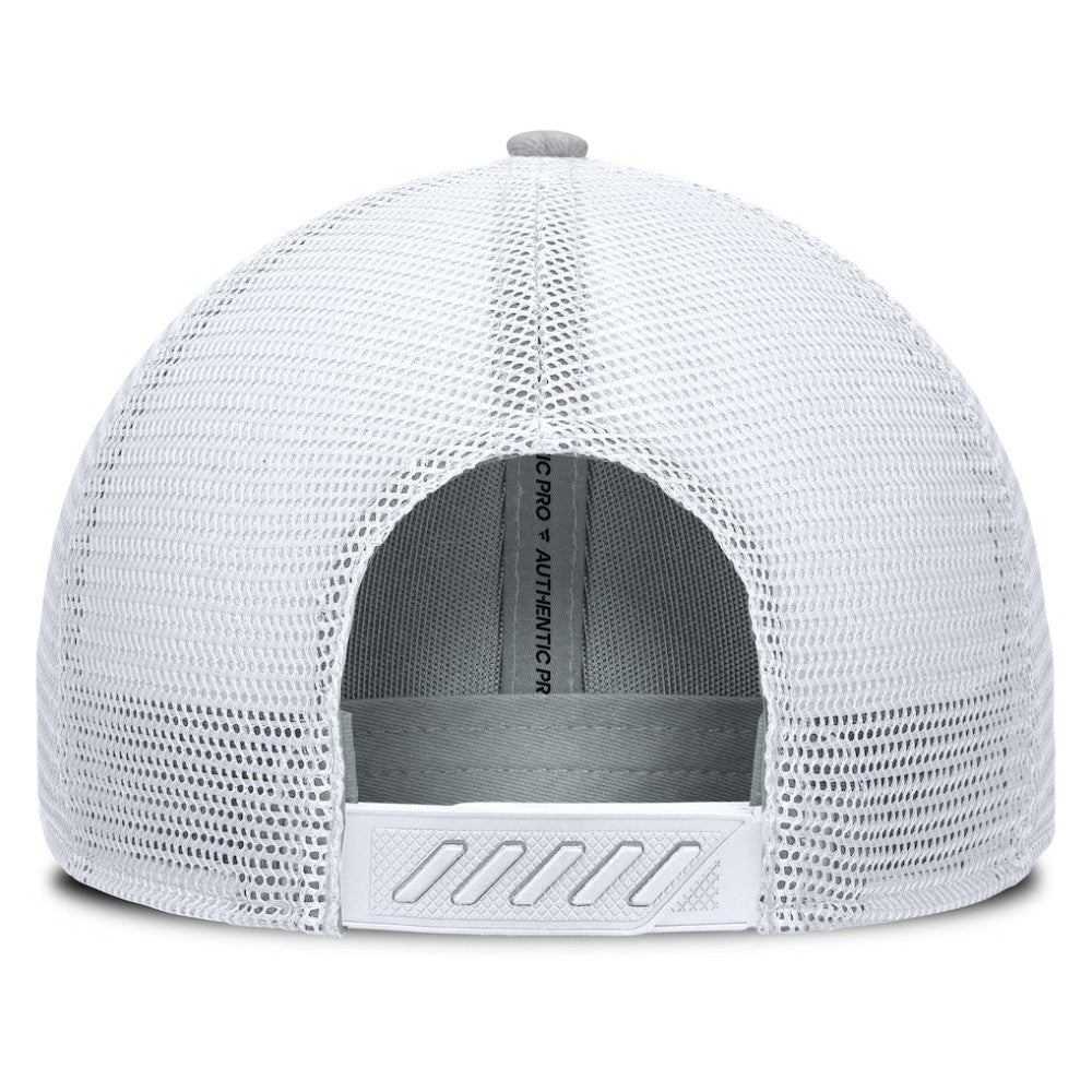 Utah Mammoth Fanatics Utah Badge Trucker Adjustable Hat - Gray/White - NHL