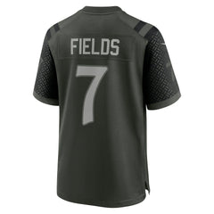 Justin Fields New York Jets 2025 Rivalries Collection Game Jersey Gotham Green | Nike for Sale
