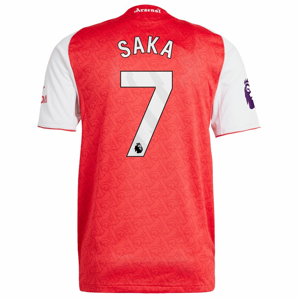 Bukayo Saka Arsenal 2025/26 Home Player Jersey Red | Adidas discount