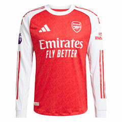 Bukayo Saka Arsenal 2025/26 Home Long Sleeve Player Jersey Red | Adidas Online