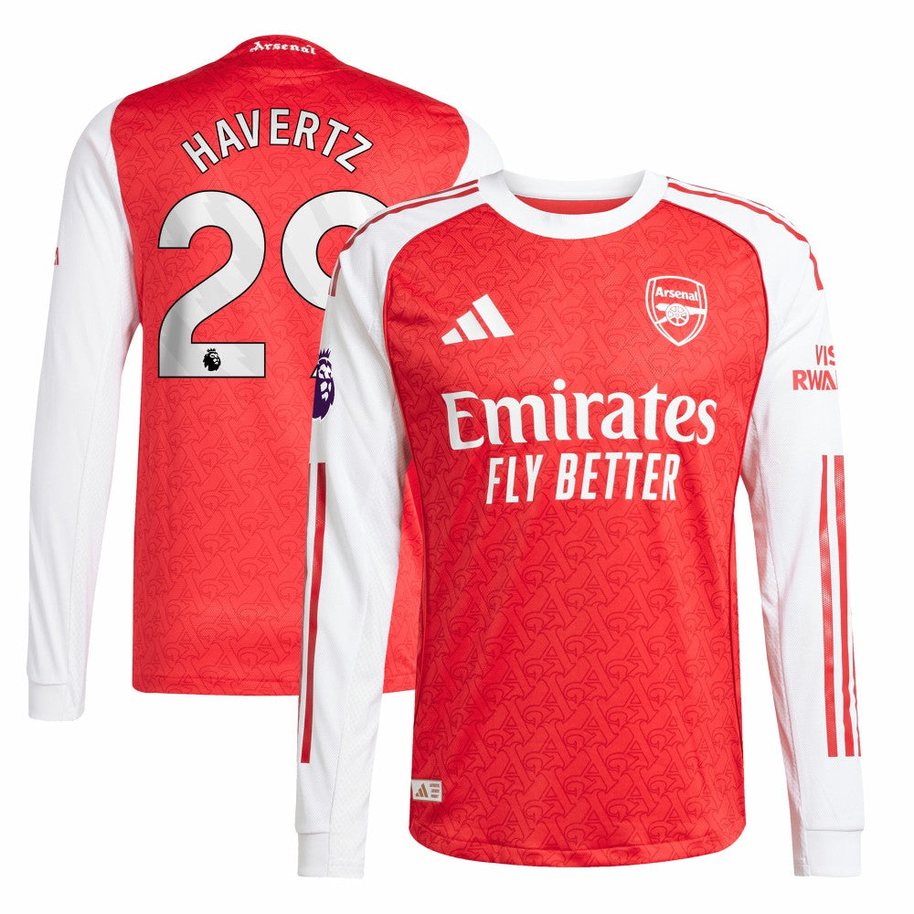 Kai Havertz Arsenal 2025/26 Home Long Sleeve Player Jersey Red | Adidas online