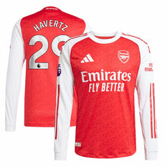 Kai Havertz Arsenal 2025/26 Home Long Sleeve Player Jersey Red | Adidas online