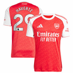 Kai Havertz Arsenal 2025/26 Home Replica Player Jersey Red | Adidas cheap
