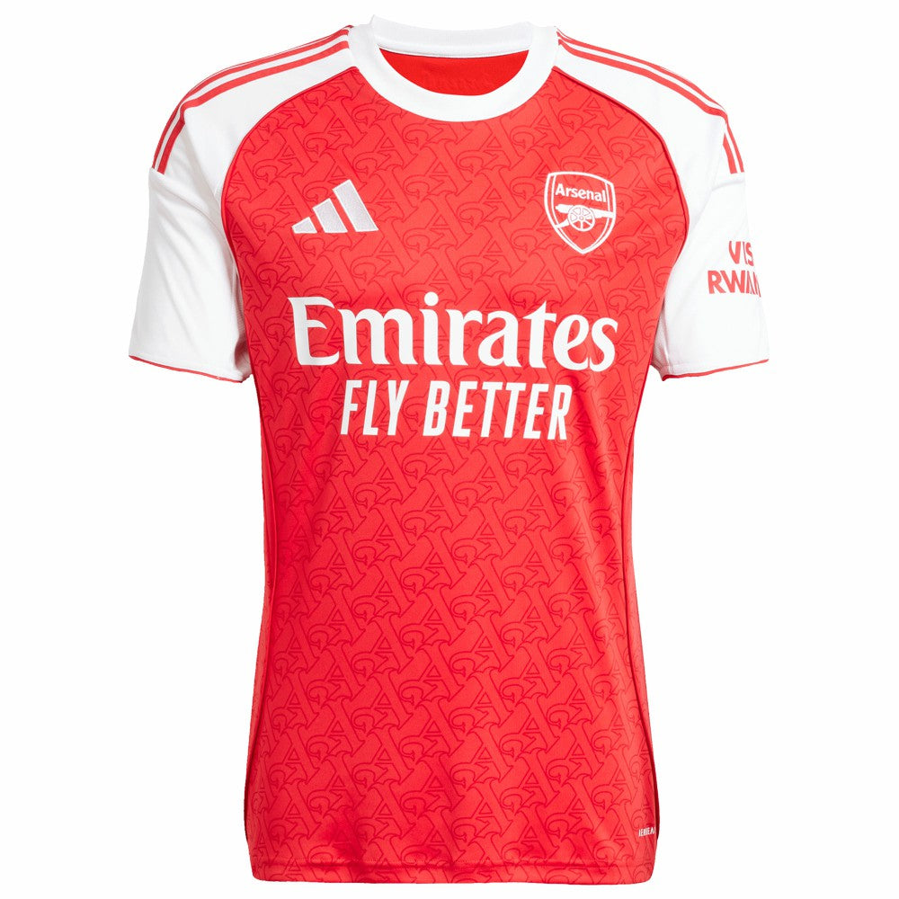William Saliba Arsenal 2025/26 Home Replica Player Jersey Red | Adidas Online