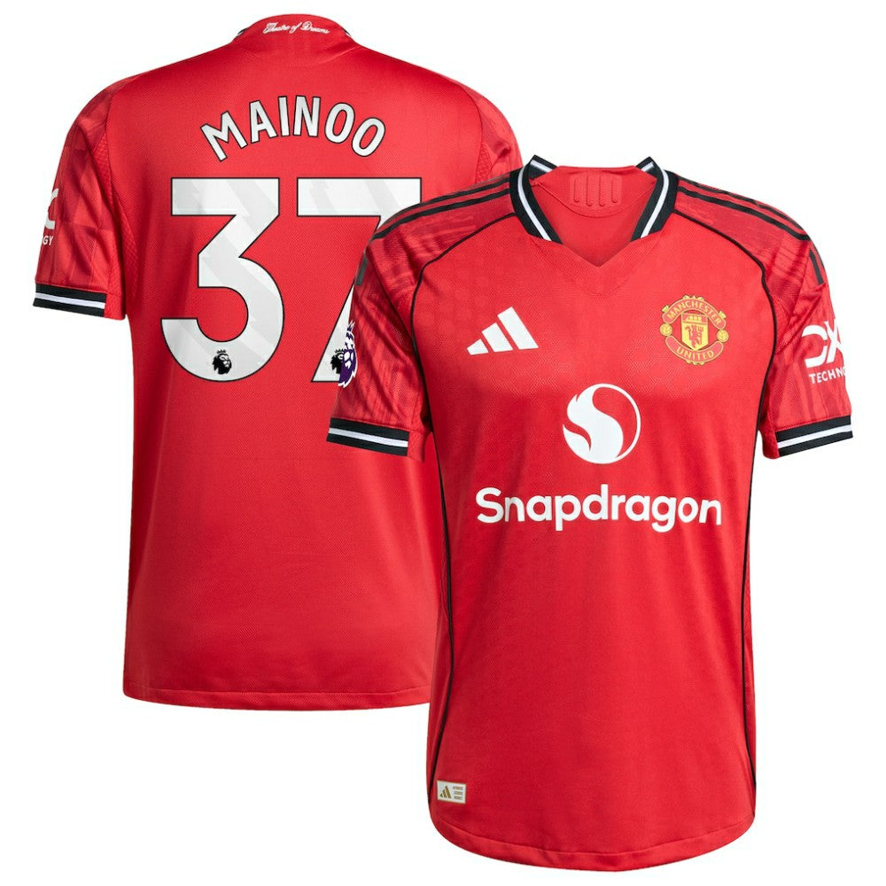 Kobbie Mainoo Manchester United Home 2025/26 Player Jersey Red | Adidas cheap