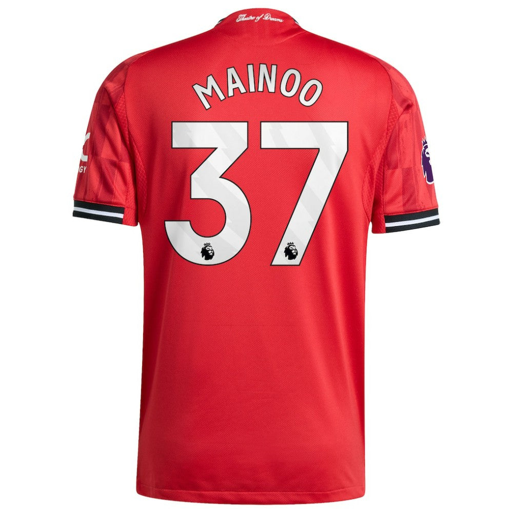 Kobbie Mainoo Manchester United Home 2025/26 Player Jersey Red | Adidas cheap