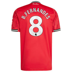 Bruno Fernandes Manchester United Home 2025/26 Replica Player Jersey Red | Adidas Online