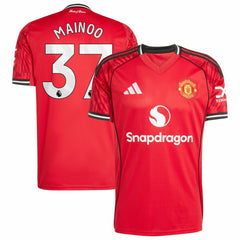 Kobbie Mainoo Manchester United Home 2025/26 Replica Player Jersey Red | Adidas cheap