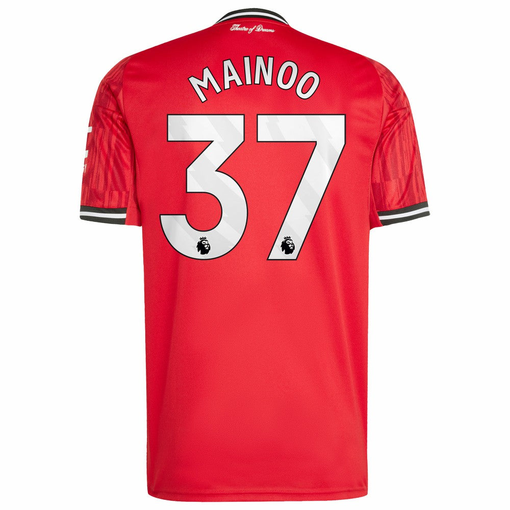 Kobbie Mainoo Manchester United Home 2025/26 Replica Player Jersey Red | Adidas cheap