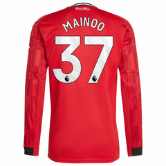 Kobbie Mainoo Manchester United Home 2025/26 Replica Player Long Sleeve Jersey Red | Adidas discount