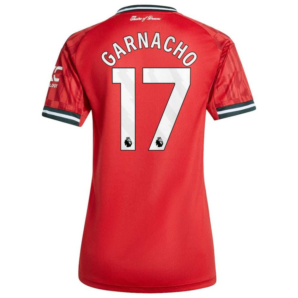Alejandro Garnacho Manchester United Women's Home 2025/26 Replica Player Jersey Red | Adidas cheap