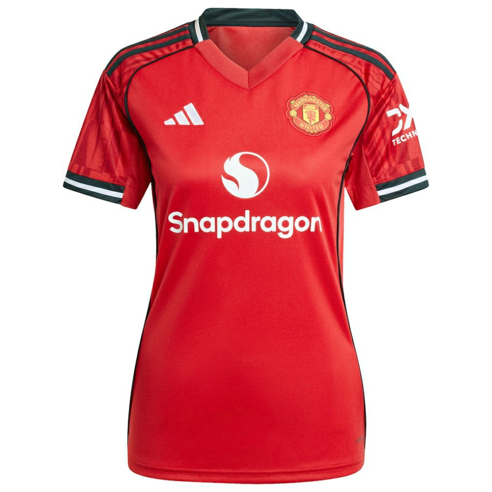 Kobbie Mainoo Manchester United Women's Home 2025/26 Replica Player Jersey Red | Adidas Sale