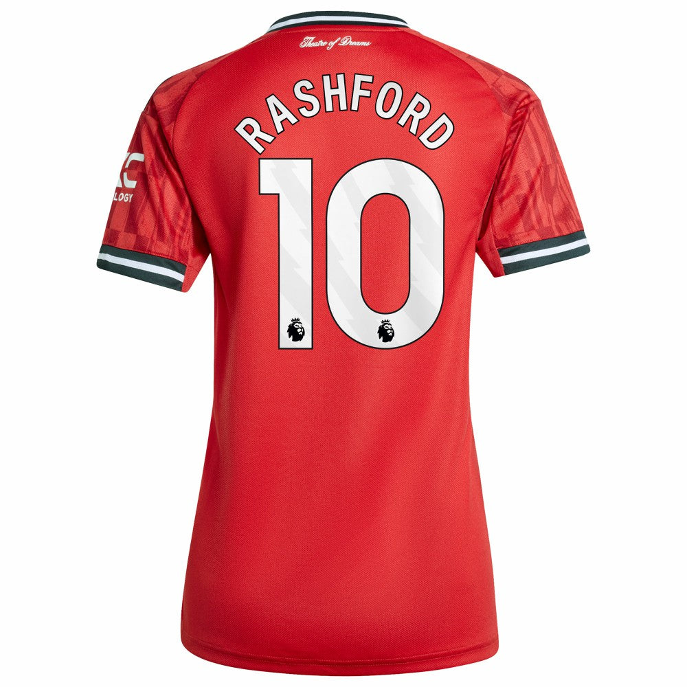 Marcus Rashford Manchester United Women's Home 2025/26 Replica Player Jersey Red | Adidas cheap