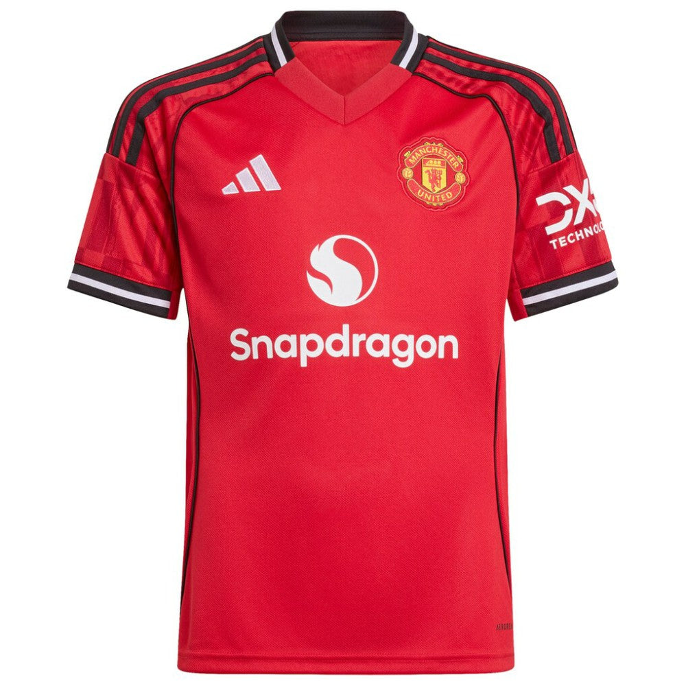 Kobbie Mainoo Manchester United Youth Home 2025/26 Replica Player Jersey Red | Adidas discount