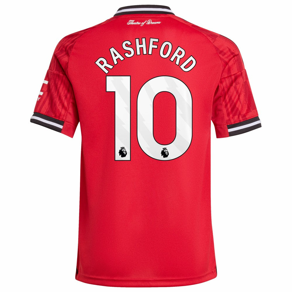 Marcus Rashford Manchester United Youth Home 2025/26 Replica Player Jersey Red | Adidas Online