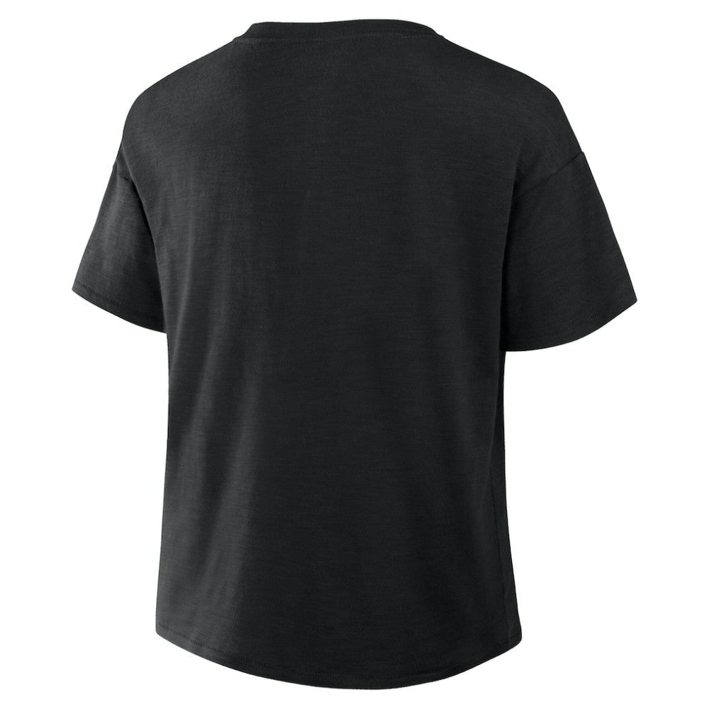 Utah Mammoth Fanatics Women's Combo Stadium Slub Boxy T-Shirt - Black - NHL
