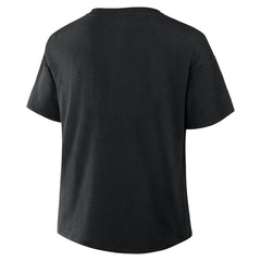 Utah Mammoth Fanatics Women's Combo Stadium Slub Boxy T-Shirt - Black - NHL