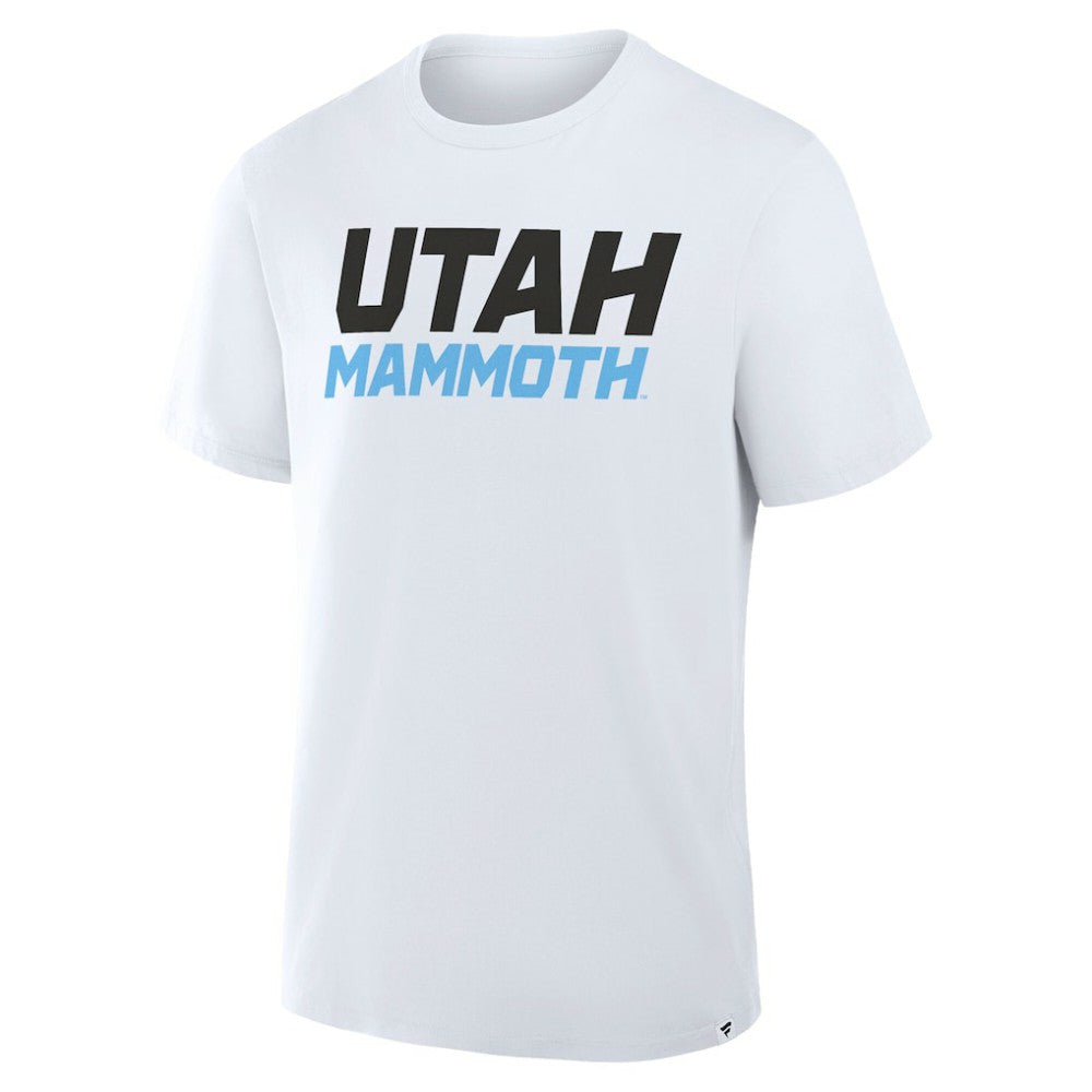 Utah Mammoth Fanatics Wordmark Legacy T-Shirt - White - NHL