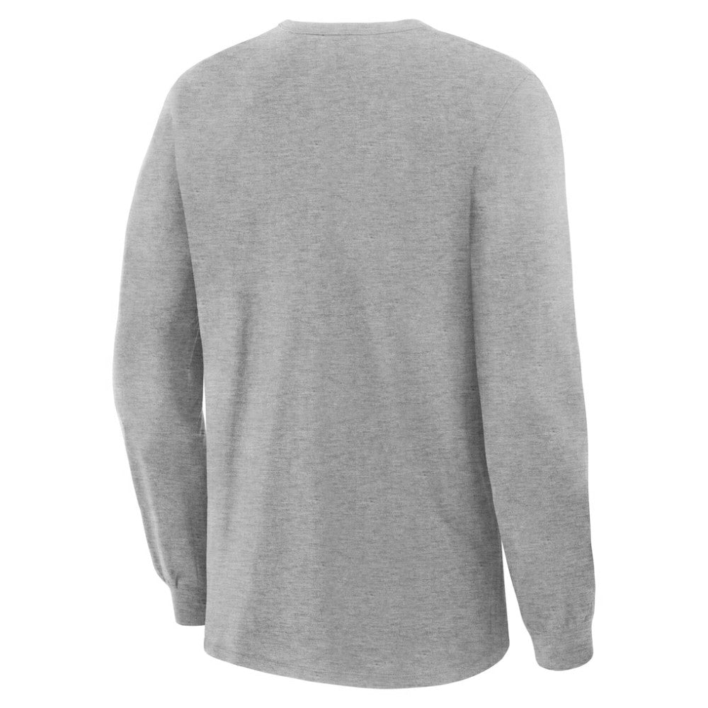 Utah Mammoth Fanatics Primary Logo Legacy Long Sleeve T-Shirt - Heather Gray - NHL