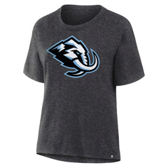 Utah Mammoth Fanatics Women's Primary Logo Legacy T-Shirt - Heather Charcoal - NHL
