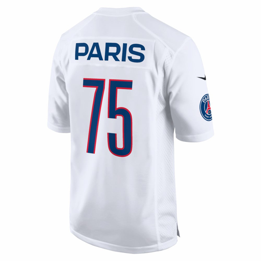 Paris Saint-Germain 2025 Soccer x NFL Game Jersey White | Nike discount