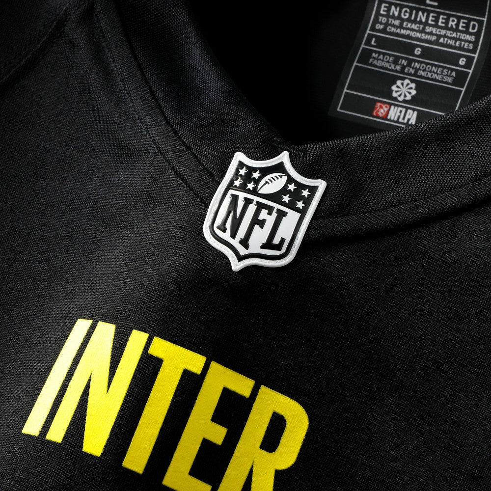 Inter Milan 2025 Soccer x NFL Game Jersey Black | Nike discount