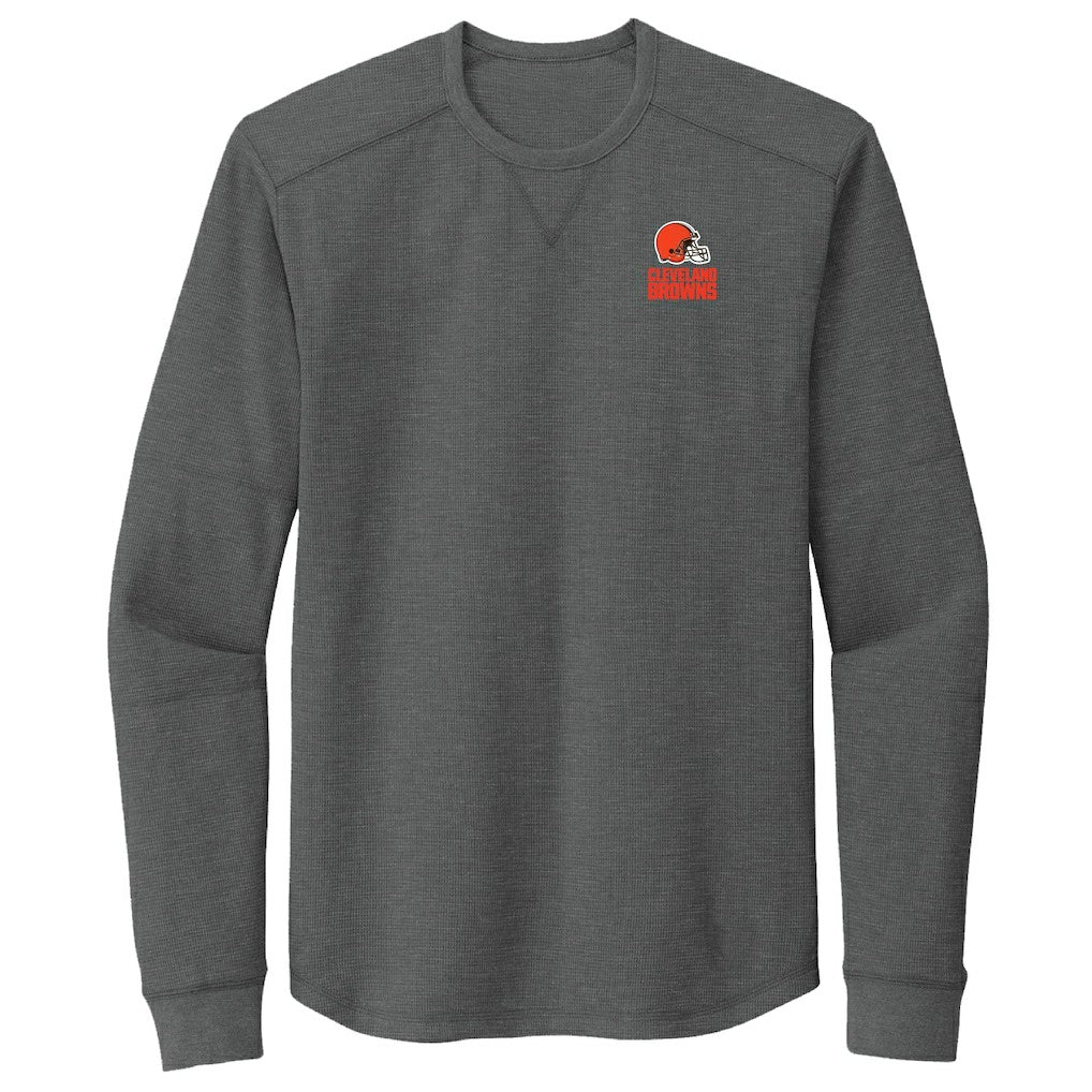 Cleveland Browns Dunbrooke Cavalier Waffle Long Sleeve T-Shirt Charcoal | NFL