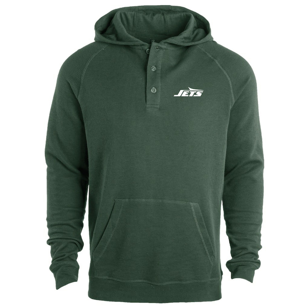New York Jets Dunbrooke Montana Raglan Thermal Hoodie Green | NFL