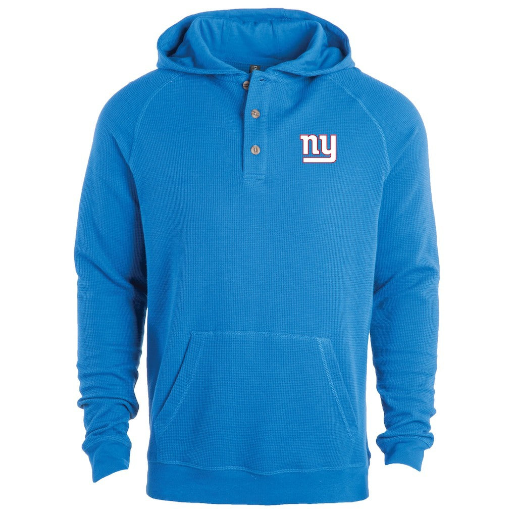 New York Giants Dunbrooke Montana Raglan Thermal Hoodie Royal | NFL